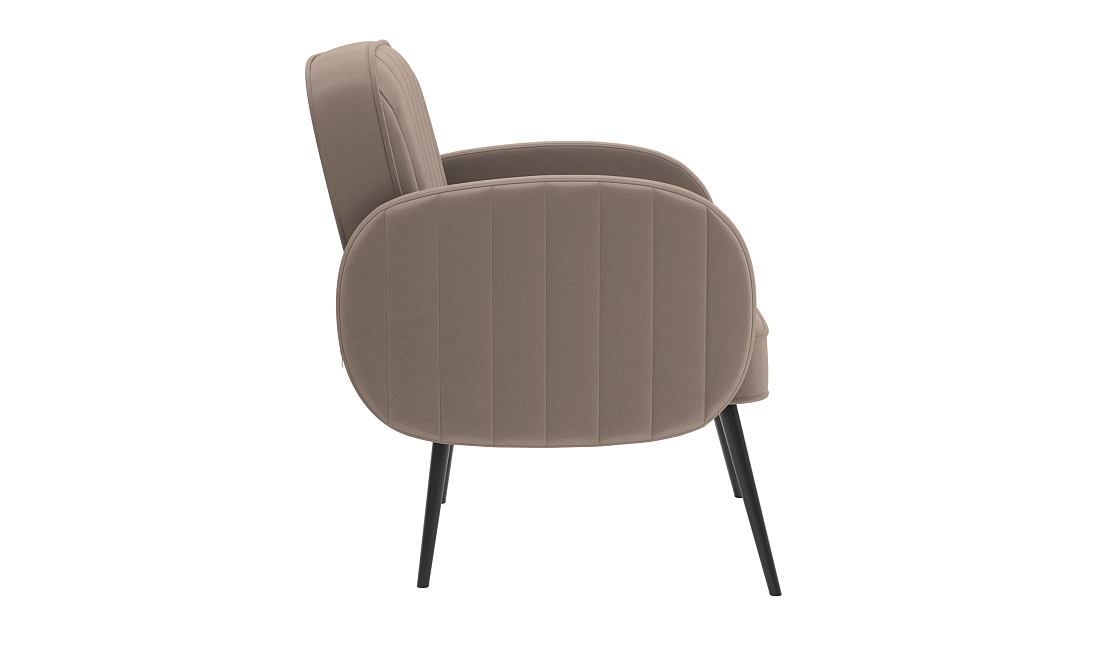 Флеминг Ф / Кресло велюр fresh хумус